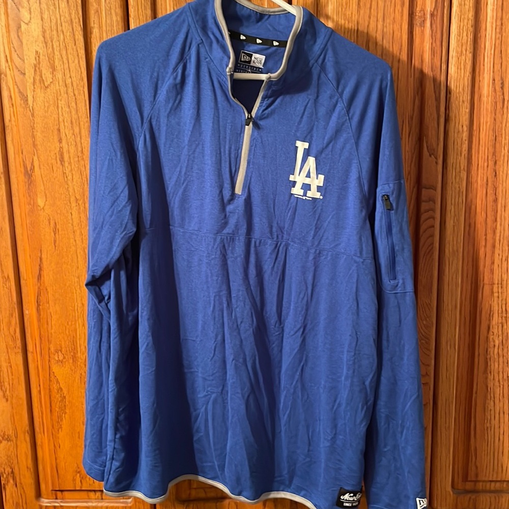 New Era Genuine Merchandise Dodgers Pullover Lg